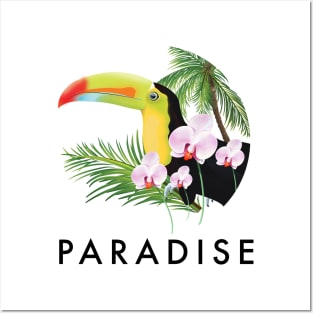 Paradise travel logo Posters and Art